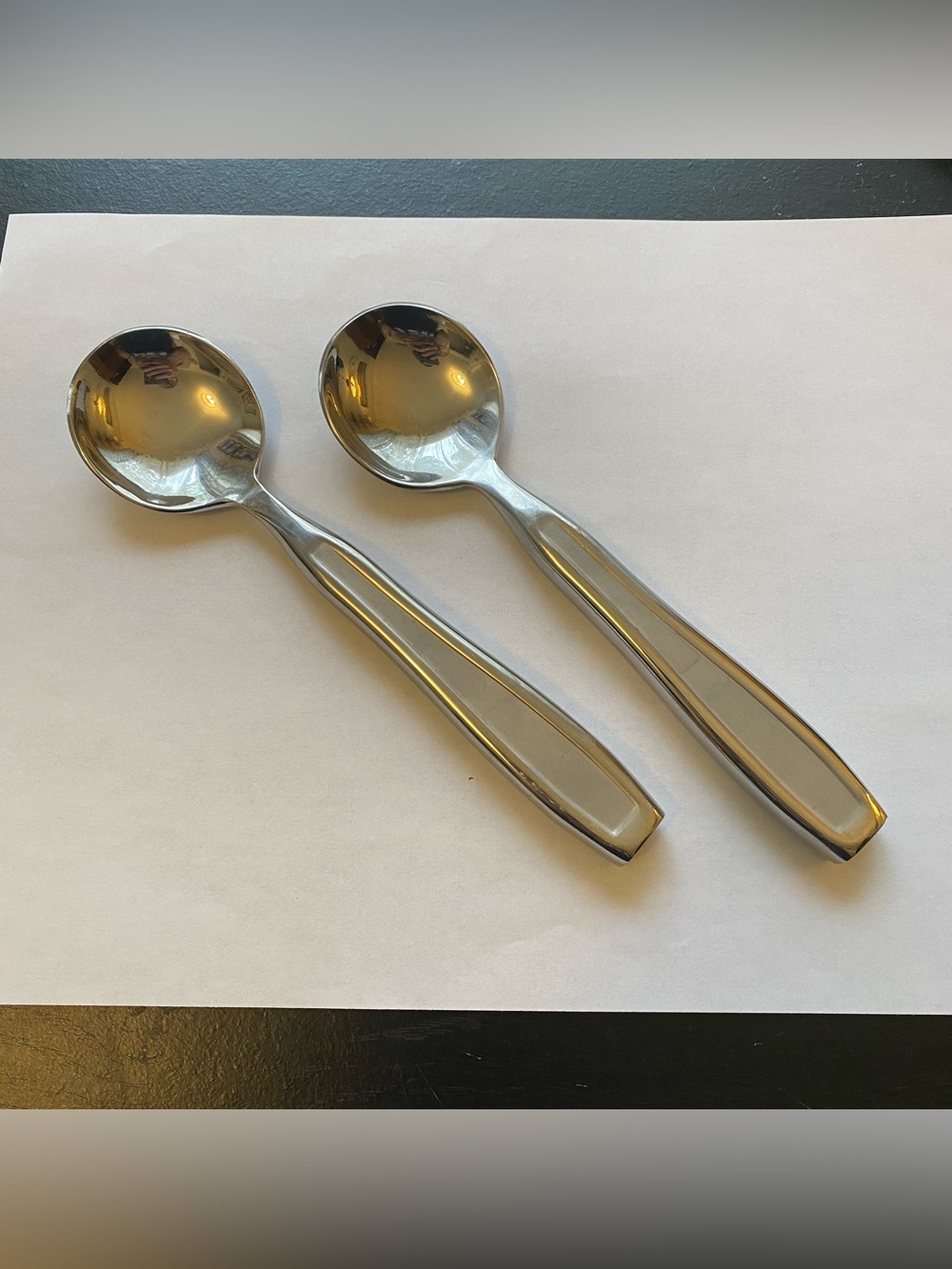 Kinsman Stainless Steel Weighted Soup Spoon Flatware Silverware Heavy Handle